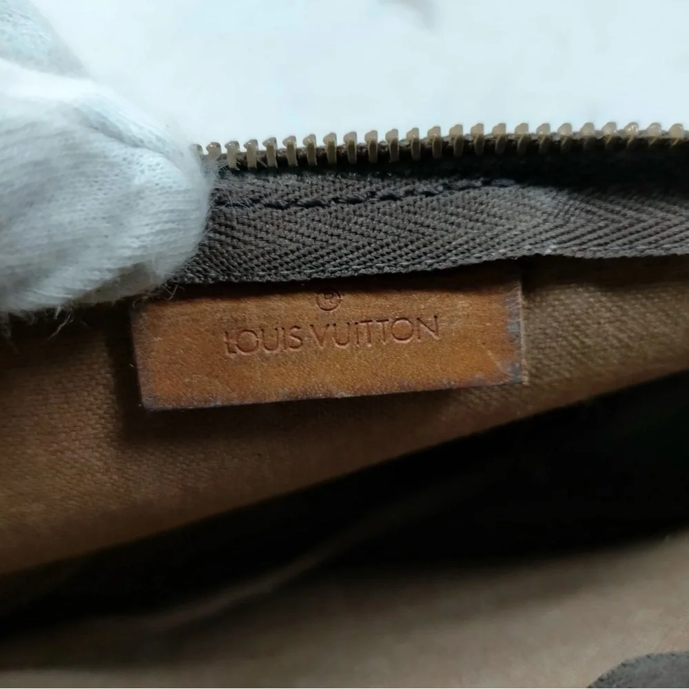 Louis Vuitton Brown and Gold Clutch - Picture 6 of 6